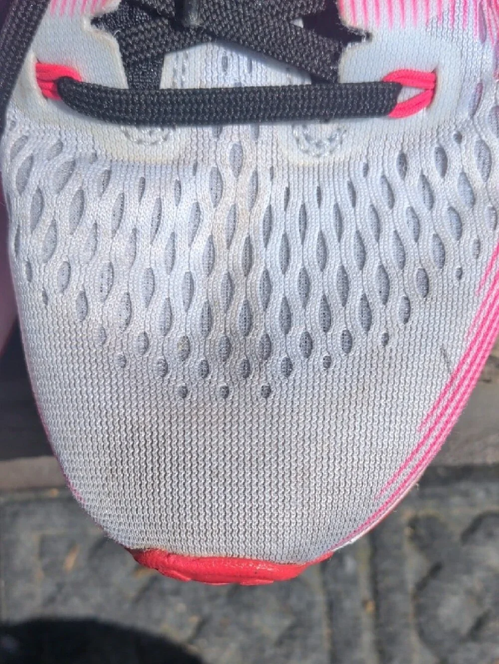 Nike Women's Pink and Gray Running Sneakers